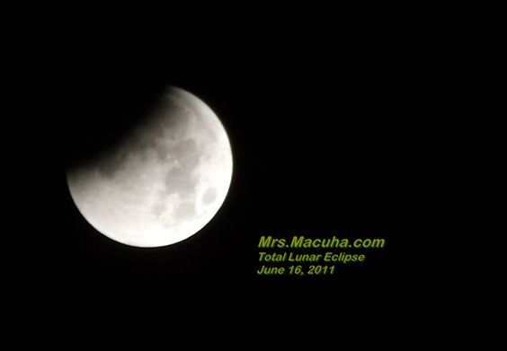 Total Lunar Eclipse June 16, 2011