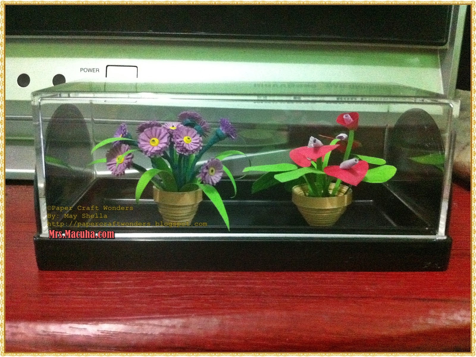 Quilling Miniature Quilled Flowers Mrs.